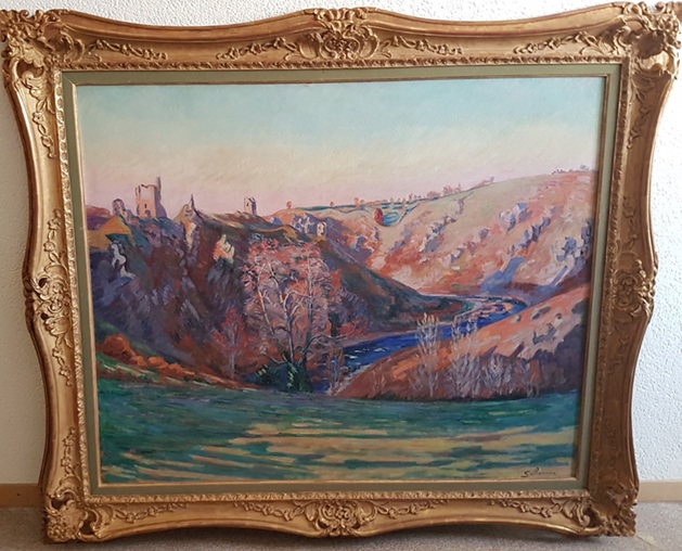 Armand Guillaumin, Vallée, Huile sur toile Armand Guillaumin, Vallée, Huile sur toile