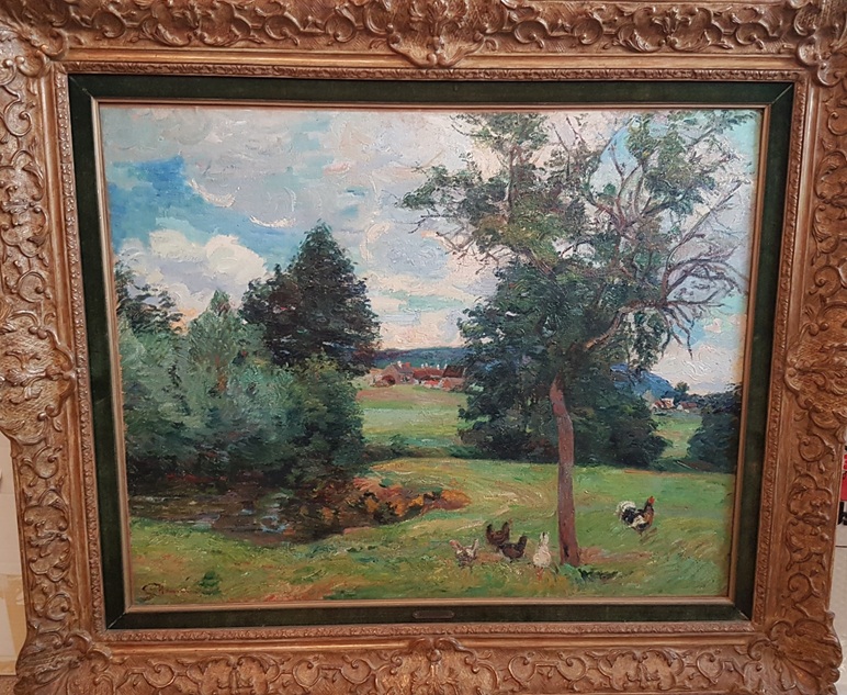 Armand Guillaumin, paysage Armand Guillaumin, paysage, huile sur toile